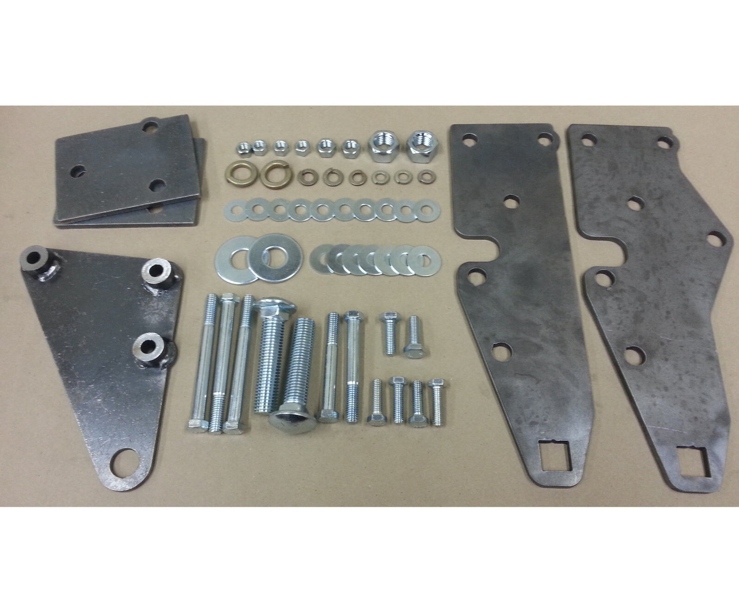 Jeep Cherokee XJ Front Heavy Duty Bumper, Steering Spacer, Hardware Kit