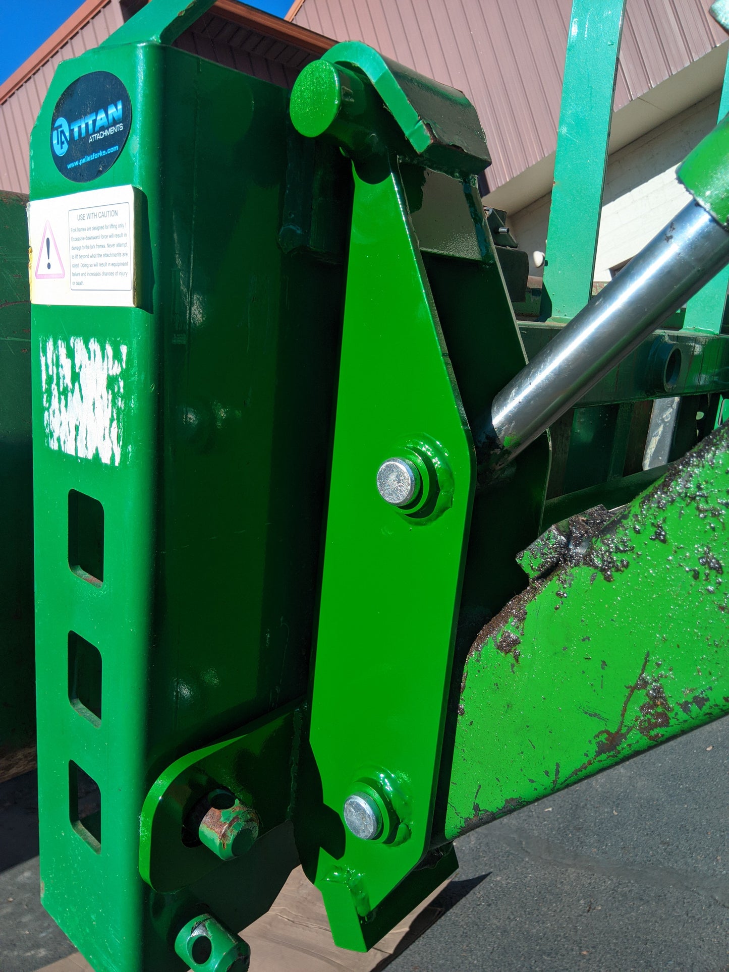 Hook and Pin Adapter Bracket fits John Deere 70 / 70A Loader