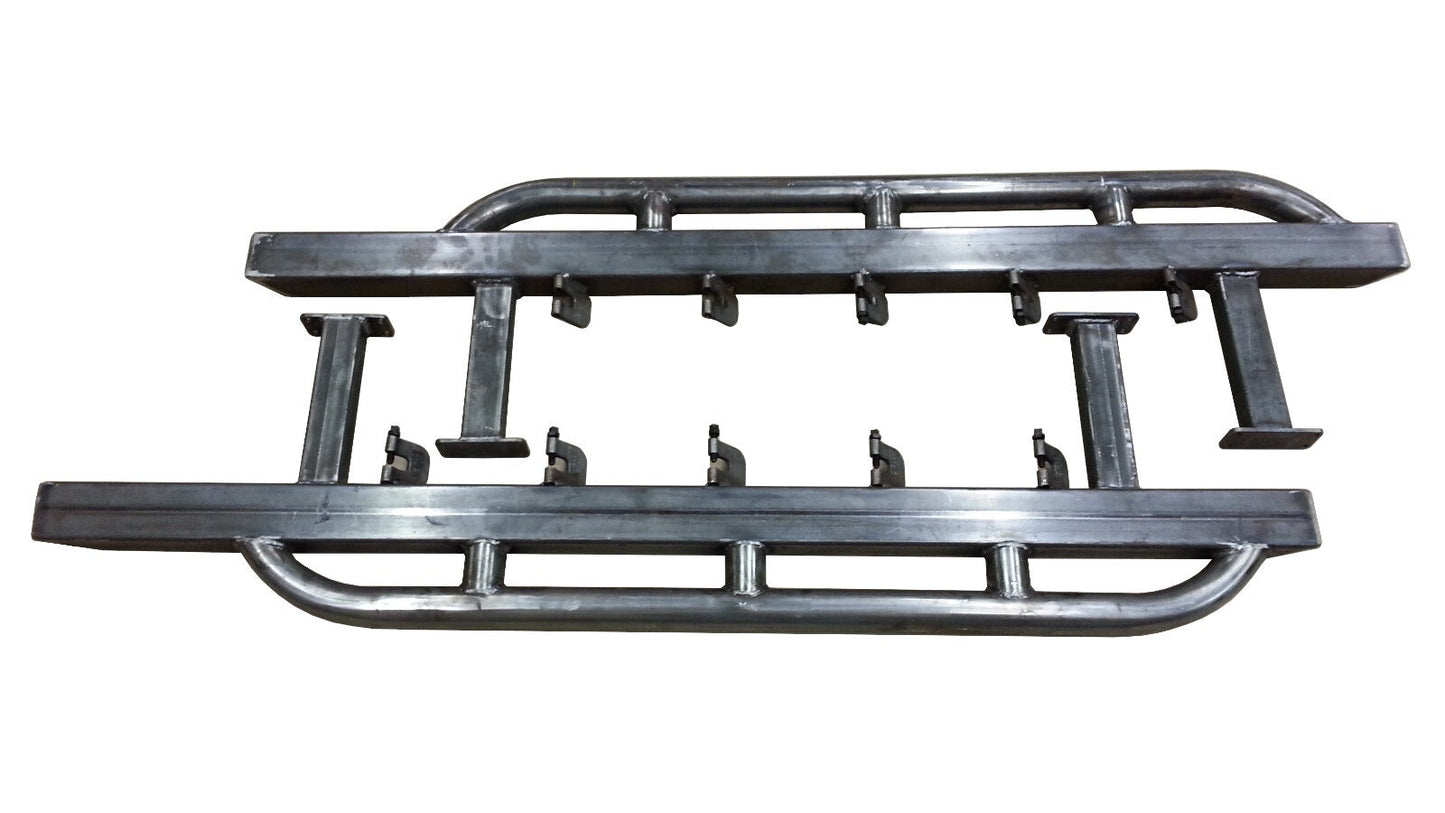 Cherokee XJ Rocker Guards with Tube Step, Rock Rails, Sliders, Armor, Nerf Bars