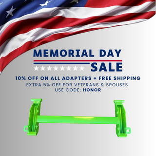 Hook and Pin Adapter Bracket fits John Deere 70 / 70A Loader